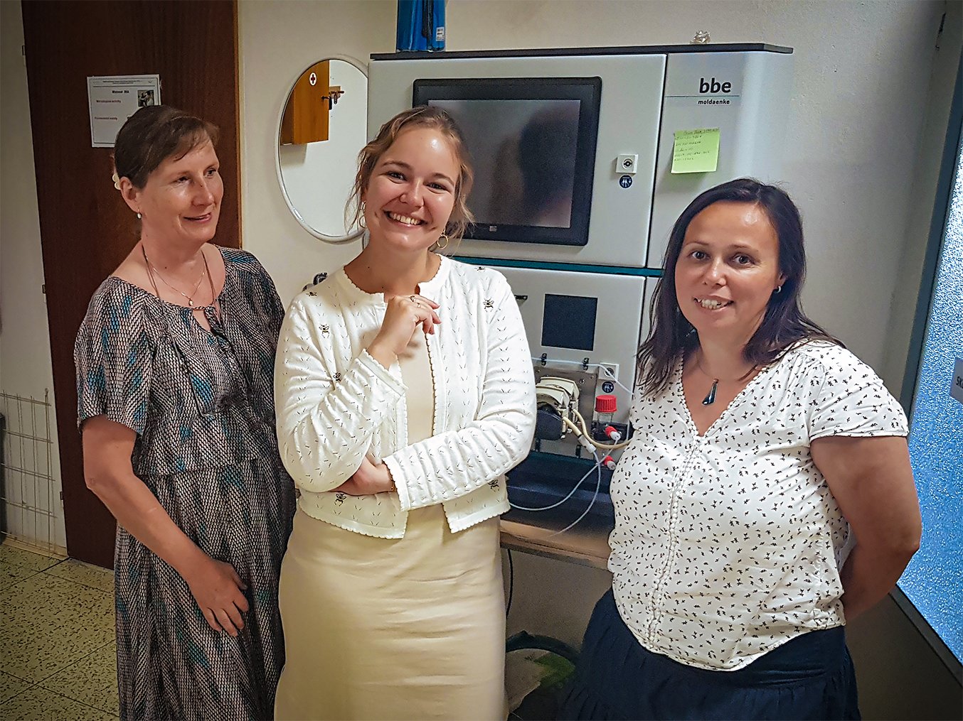 Výzkumný team experimentální fykologie a ekotoxikologie v Brně Botanického ústavu AV ČR a kontinuální toximetr DaphTox založený na pozorování aktivity perlooček - dafnií Daphnia Magna.