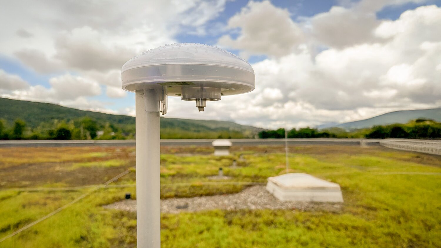 THIES WSC11 instalace, plochá střecha