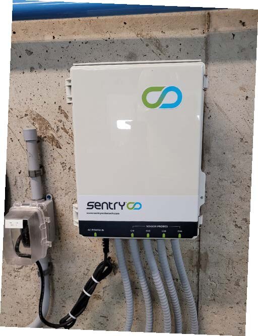 Instalace řídicího panelu SENTRY