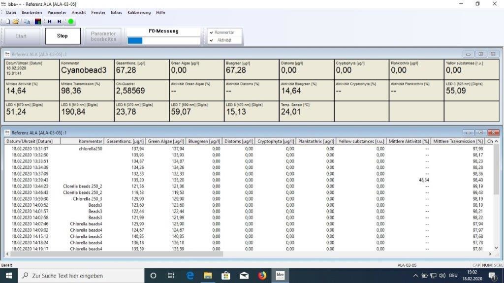 AlgaeLabAnalyzer software